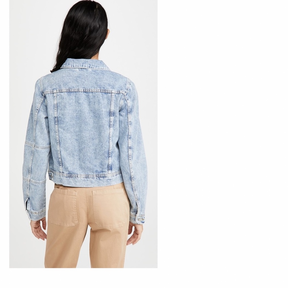 Free People Light Wash Denim Jean Jacket - Picture 6 of 15